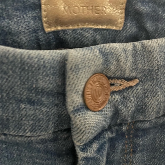 Mother TIGER High Waisted Looker Ankle Fray LSU Auburn Clemson 25 - Picture 8 of 9